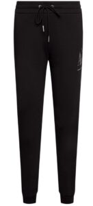 ARMANI EXCHANGE – Pantaloni Donna Jogger in Tessuto French Terry Nero White