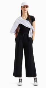 ARMANI EXCHANGE – Felpa Donna in Tessuto French Terry Bianco