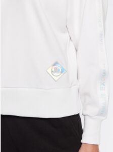 ARMANI EXCHANGE – Felpa Donna Relaxed con Spalle e Maniche Logate Bianco