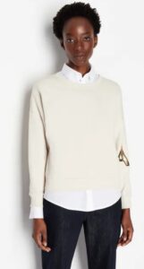 ARMANI EXCHANGE – Felpa Donna Sweatshirts Without Hood Beige