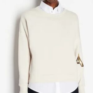 ARMANI EXCHANGE – Felpa Donna Sweatshirts Without Hood Beige