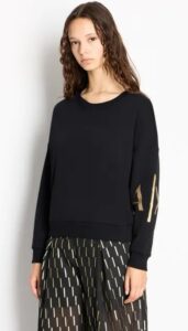 ARMANI EXCHANGE – Felpa Donna Sweatshirts Without Hood Nero