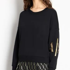 ARMANI EXCHANGE – Felpa Donna Sweatshirts Without Hood Nero
