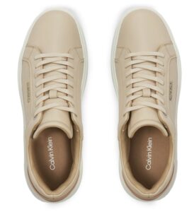 CALVIN KLEIN JEANS – Sneaker Uomo Low Top Lace Up W/ Stripe Beige