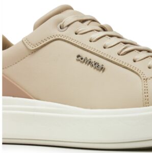 CALVIN KLEIN JEANS – Sneaker Uomo Low Top Lace Up W/ Stripe Beige