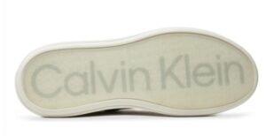 CALVIN KLEIN JEANS – Sneaker Uomo Low Top Lace Up W/ Stripe Beige
