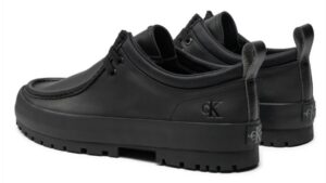 CALVIN KLEIN JEANS – Sneaker Uomo Scarpe Basse Lugged Hybrid Apron Laceup In Nero