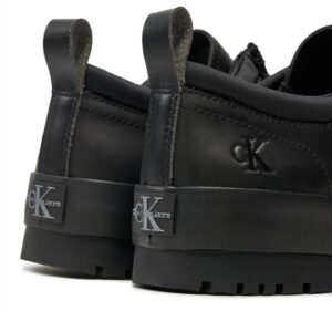 CALVIN KLEIN JEANS – Sneaker Uomo Scarpe Basse Lugged Hybrid Apron Laceup In Nero