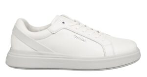 CALVIN KLEIN JEANS – Sneaker Uomo Low Top Lace Up W/ Stripe Bianco