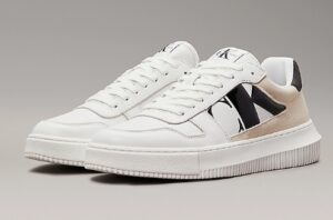 CALVIN KLEIN JEANS – Sneaker Uomo Chunky Cupsole Nbs Sens Bright Bianco/Nero