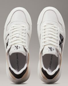 CALVIN KLEIN JEANS – Sneaker Uomo Chunky Cupsole Nbs Sens Bright Bianco/Nero
