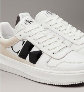 CALVIN KLEIN JEANS – Sneaker Uomo Chunky Cupsole Nbs Sens Bright Bianco/Nero