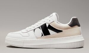 CALVIN KLEIN JEANS – Sneaker Uomo Chunky Cupsole Nbs Sens Bright Bianco/Nero