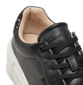 CALVIN KLEIN JEANS – Scarpe Donna Platform in Pelle Nero