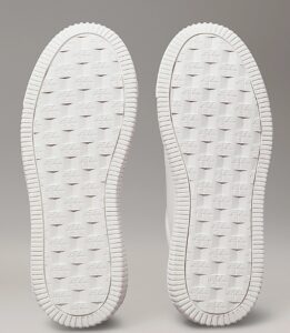 CALVIN KLEIN JEANS – Scarpe Donna in Pelle Chunky Cupsole Laceup Lth Bianco/Argento