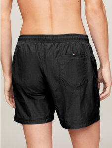 TOMMY HILFIGHER JEANS – Costume Uomo Shorts Slim Fit Medio con Logo Nero
