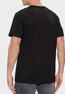CALVIN KLEIN -T-Shirt Uomo Multi Logo Regular Nero
