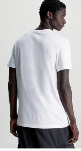 CALVIN KLEIN -T-Shirt Uomo Multi Logo Regular Bianco