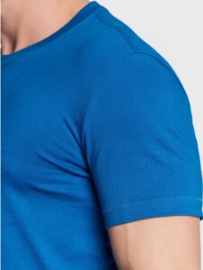 CALVIN KLEIN -T-Shirt Uomo con Monogramma Regular Tarps Blu