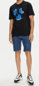 KARL LAGERFELD – T-Shirt Uomo Regular 3D Monogram Nero