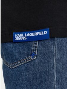 KARL LAGERFELD – T-Shirt Uomo Regular 3D Monogram Nero