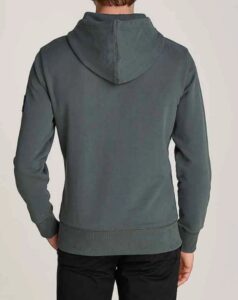 CALVIN KLEIN JEANS – Felpa Uomo Badge Hoodie Endless Grey