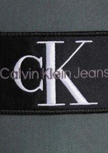 CALVIN KLEIN JEANS – Felpa Uomo Badge Hoodie Endless Grey