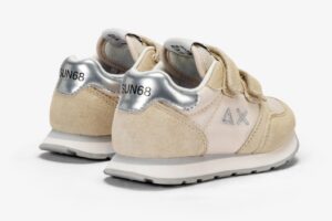 SUN 68 – Scarpe Girl’s Ally Gold Silver (Baby) Bianco Panna