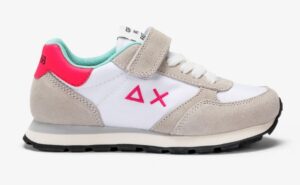 SUN68 – Scarpe Girl’s Ally Solid Nylon (Kid) Bianco