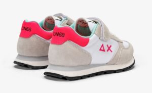 SUN68 – Scarpe Girl’s Ally Solid Nylon (Kid) Bianco