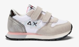SUN 68 – Scarpe Girl’s Stargirl Glitter Logo (Baby) Bianco