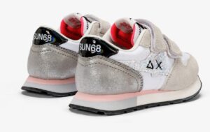 SUN 68 – Scarpe Girl’s Stargirl Glitter Logo (Baby) Bianco