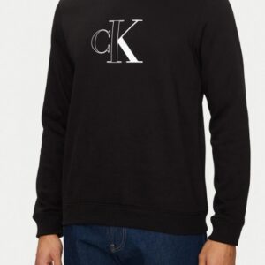 CALVIN KLEIN JEANS – Felpa Uomo Monologo Nero