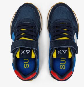 SUN68 – Scarpe Boy’s Jaki Bicolor (Kid) Navy Blue/Royal
