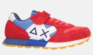 SUN68 – Scarpe Boy’s Jaki Bicolor (Kid) Lampone/Avio