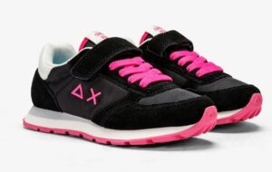 SUN68 – Scarpe Girl’s Ally Solid Nylon (Kid) Nero
