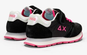 SUN68 – Scarpe Girl’s Ally Solid Nylon (Kid) Nero