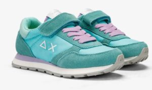 SUN68 – Scarpe Girl’s Ally Solid Nylon (Kid) Acqua