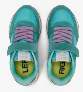 SUN68 – Scarpe Girl’s Ally Solid Nylon (Kid) Acqua