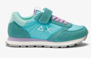 SUN68 – Scarpe Girl’s Ally Solid Nylon (Kid) Acqua