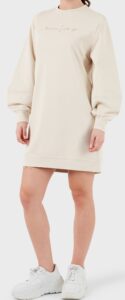 ARMANI EXCHANGE – Mini Abito Donna in Cotone Relaxed Beige