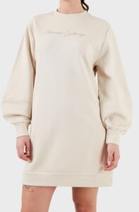 ARMANI EXCHANGE – Mini Abito Donna in Cotone Relaxed Beige
