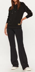 ARMANI EXCHANGE – Felpa Donna Regula Fit in Poliammide Nero