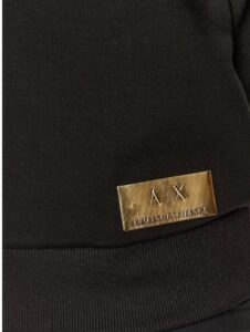 ARMANI EXCHANGE – Felpa Donna Regula Fit in Poliammide Nero