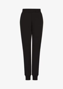 ARMANI EXCHANGE – Pantaloni Donna Tuta Relaxed con Logo AX Nero
