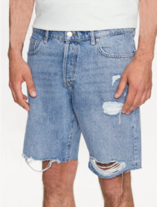 ONLY&SONS – Pantaloncino Uomo di Jeans Lbd Destroy Light Blue Denim