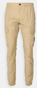 CALVIN KLEIN – Pantaloni Uomo Cargo Lavato Skinny Beige