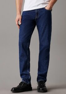 CALVIN KLEIN JEANS – Jeans Uomo Authentic Straight Denim Dark