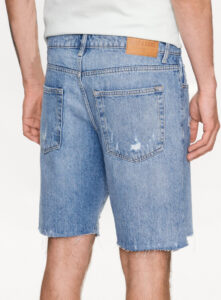 ONLY&SONS – Pantaloncino Uomo di Jeans Lbd Destroy Light Blue Denim