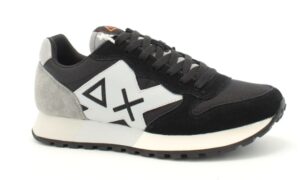 SUN68 – Scarpe Uomo Jaki Solid Nero con Grigio